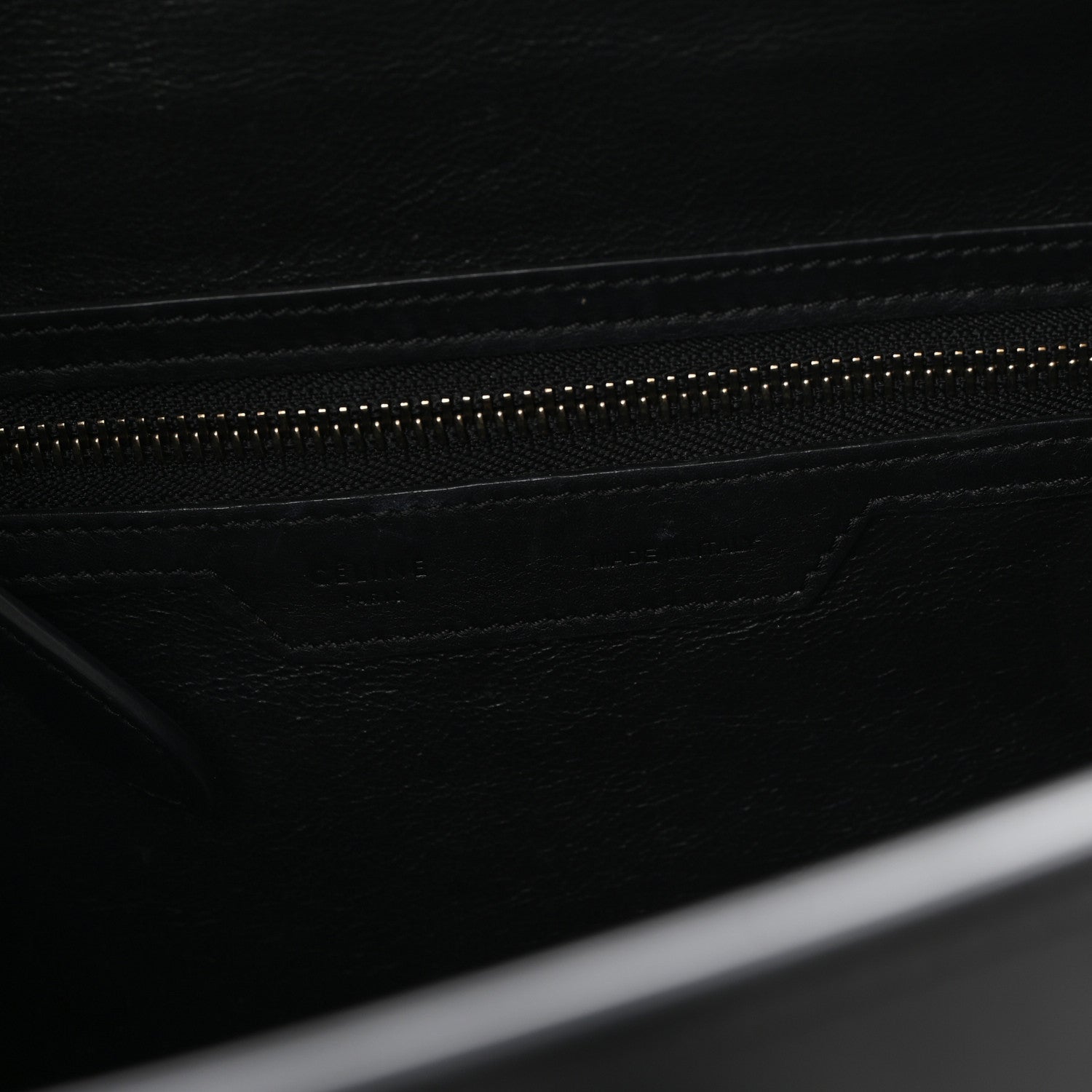 Celine Smooth Calfskin Micro Luggage Black 6 of 11