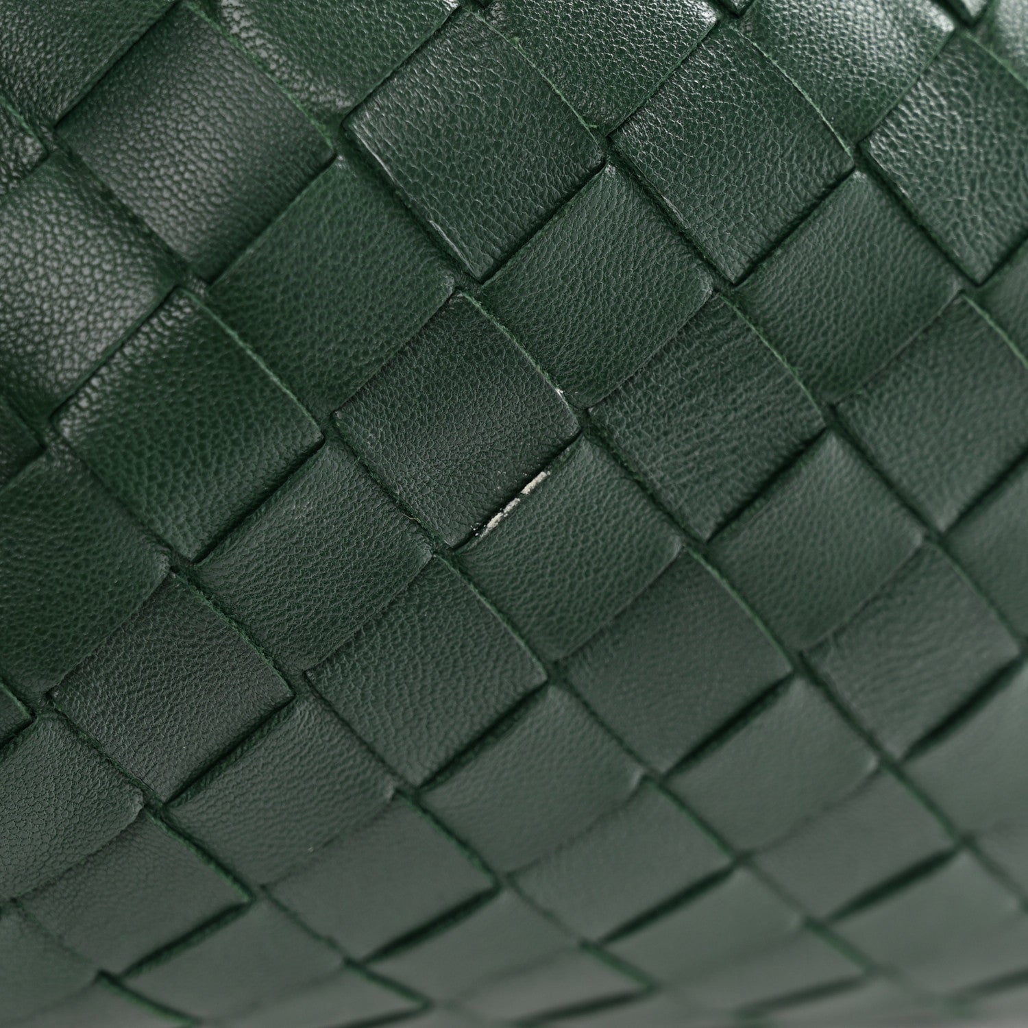 Bottega Veneta Nappa Maxi Intrecciato The Pouch Oversized Clutch Raintree 9 of 12