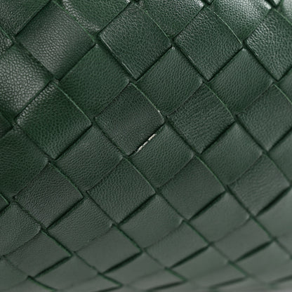 Bottega Veneta Nappa Maxi Intrecciato The Pouch Oversized Clutch Raintree 9 of 12