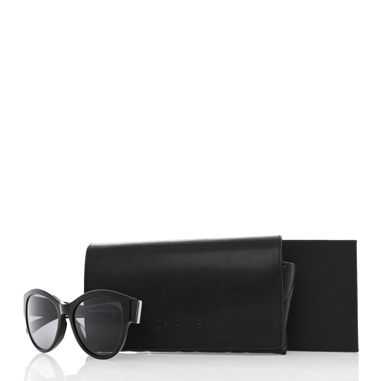 Chanel Acetate Polarized Pantos Sunglasses 5434-A Black 8 of 8