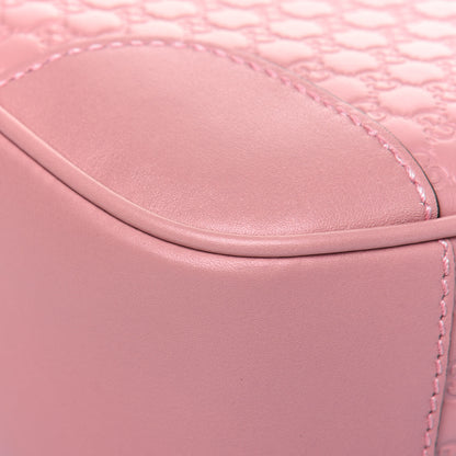 Gucci Soft Microguccissima Mini Bree Messenger Bag Soft Pink 11 of 14