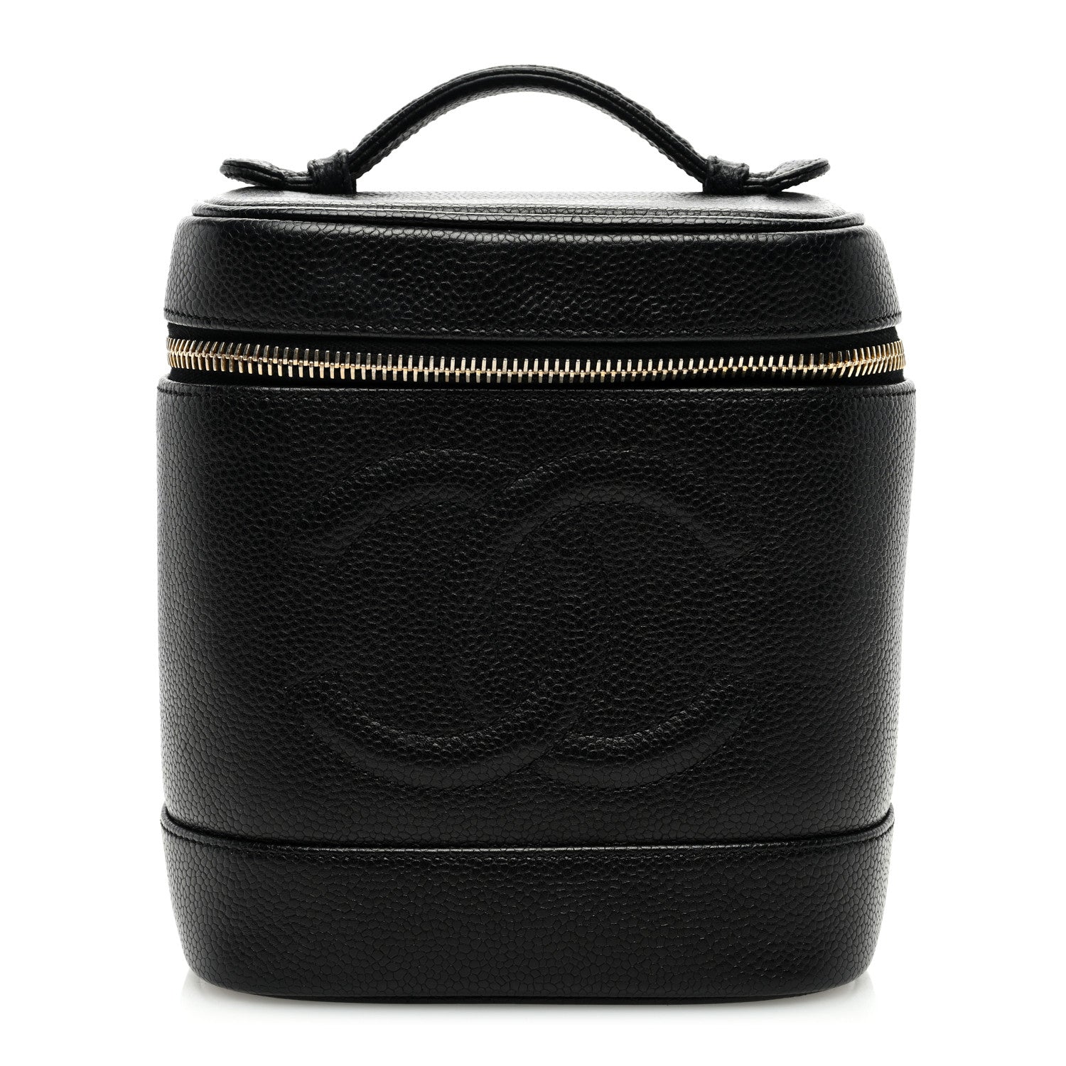 Chanel Caviar Vanity Cosmetic Case Black 1 of 7