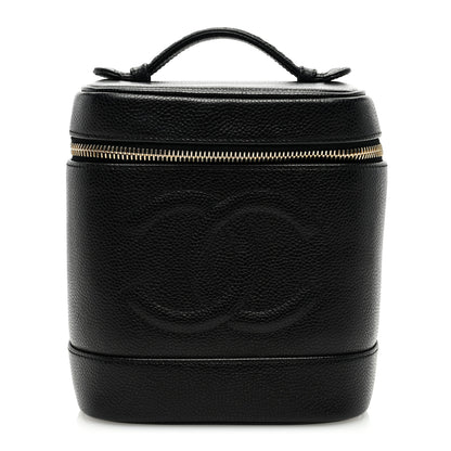 Chanel Caviar Vanity Cosmetic Case Black 1 of 7
