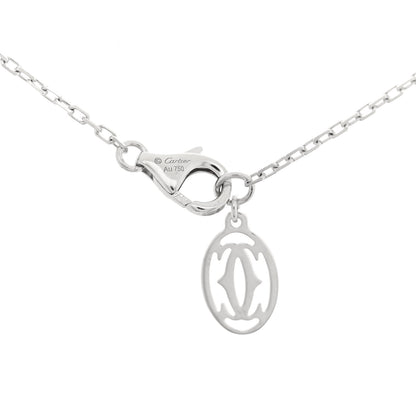 Cartier 18K White Gold Diamond SM D'Amour Pendant Necklace 4 of 5