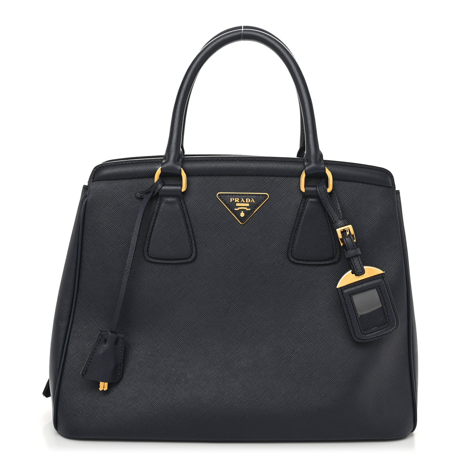 Prada Saffiano Lux Parabole Tote Baltico 1 of 10