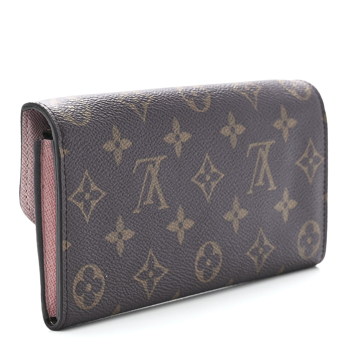 Monogram Emilie Wallet Rose Ballerine