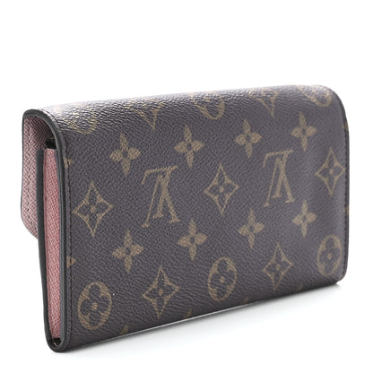 Louis Vuitton Monogram Emilie Wallet Rose Ballerine 3 of 11