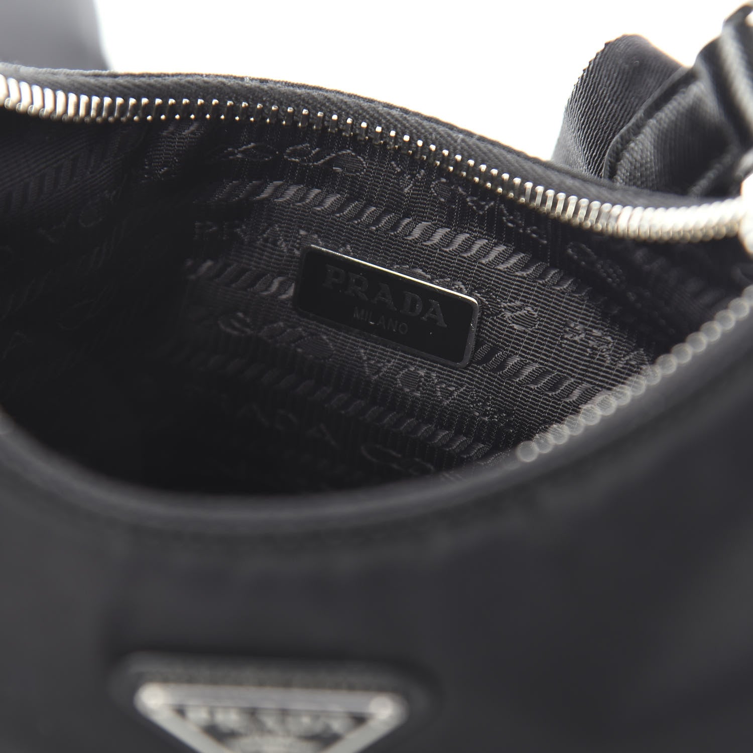 Prada Nylon Re-Edition 2005 Shoulder Bag Black 5 of 7