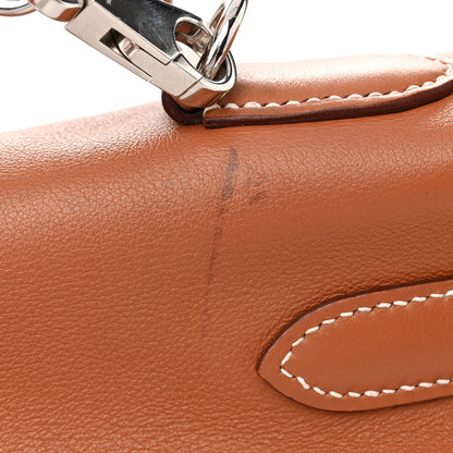 Hermes Toile Swift Kelly Retourne 32 Gold 14 of 16
