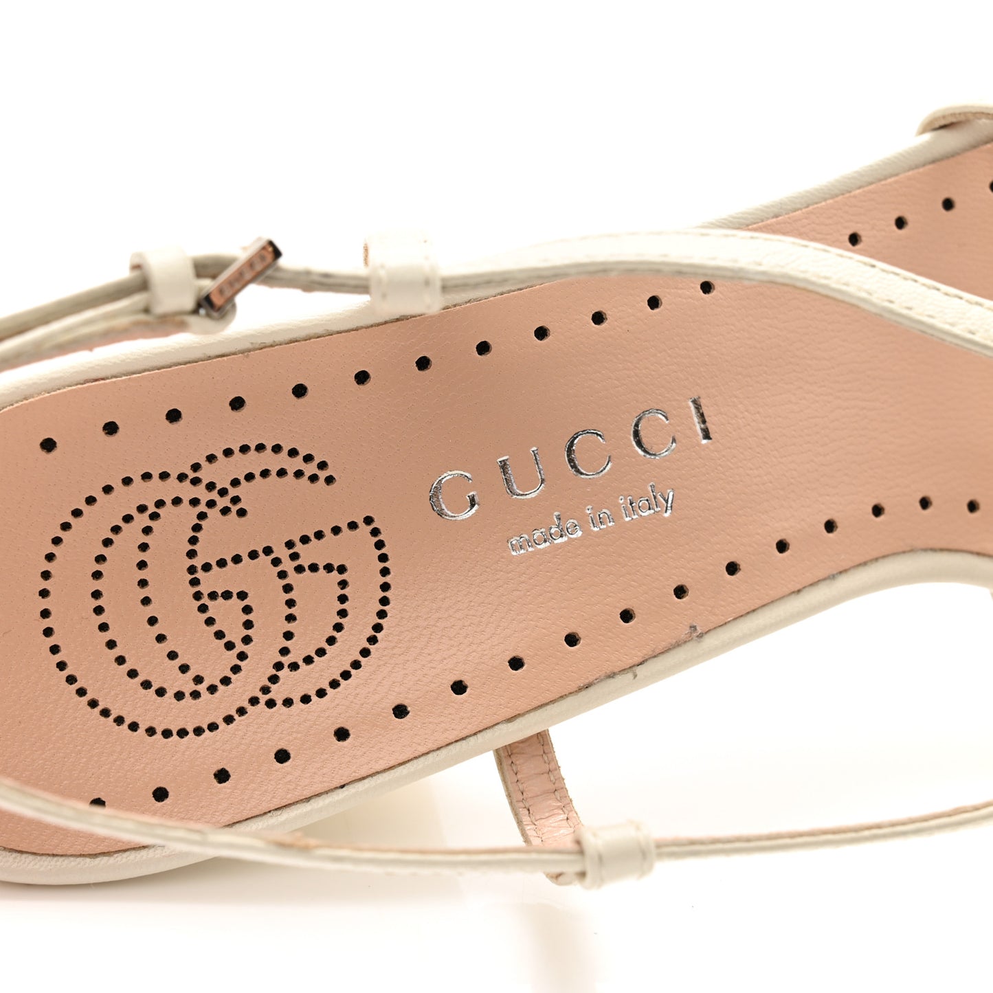 Malaga Kid Zumi Mid Heel Slide Sandals 37.5 Dusty White