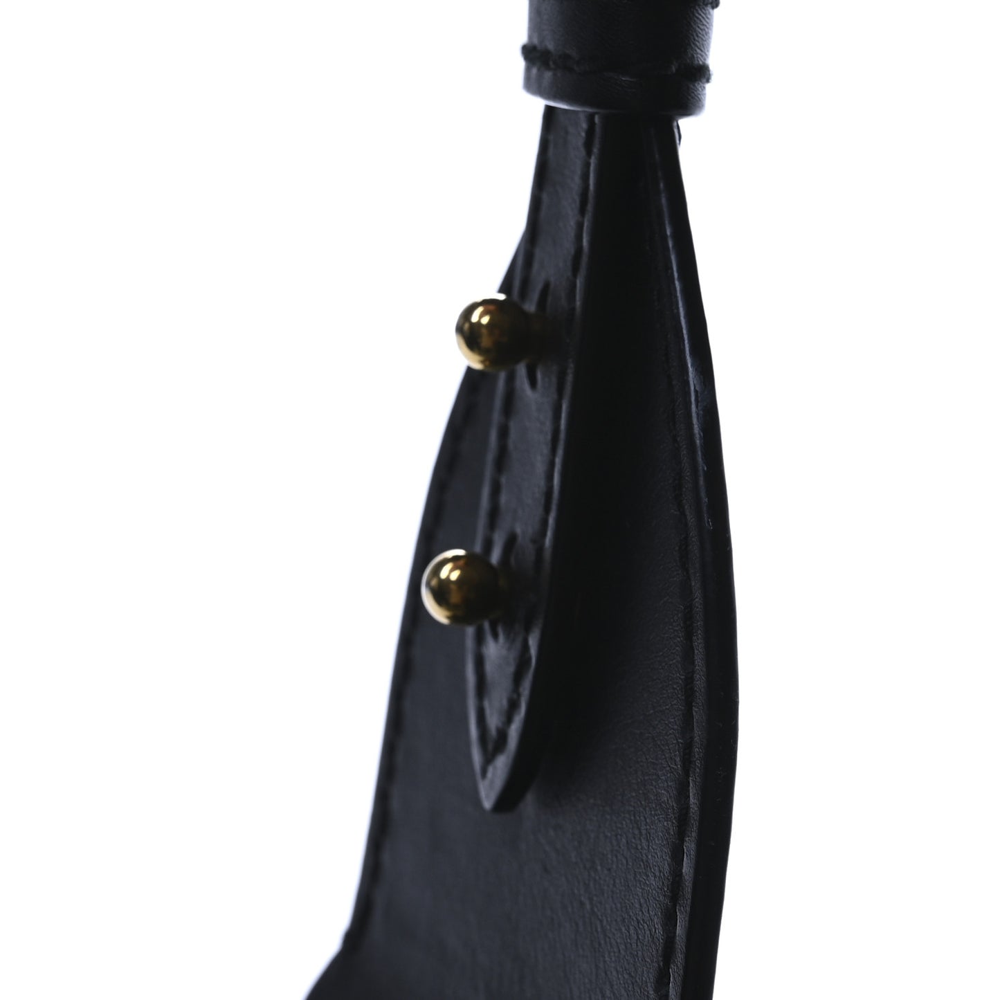 Canvas Embroidered Shoulder Strap Black