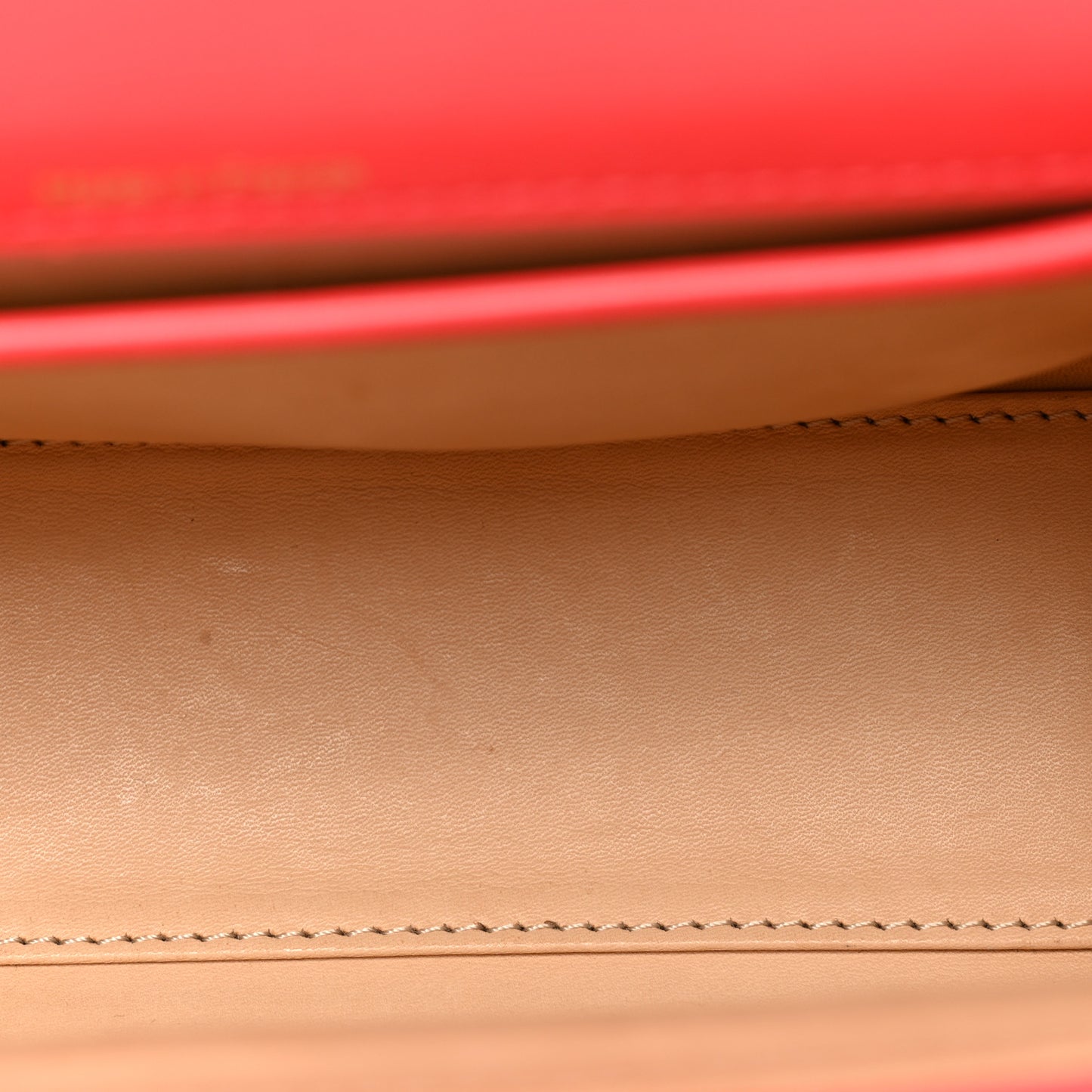 Calfskin Mini Tempete Satchel Red