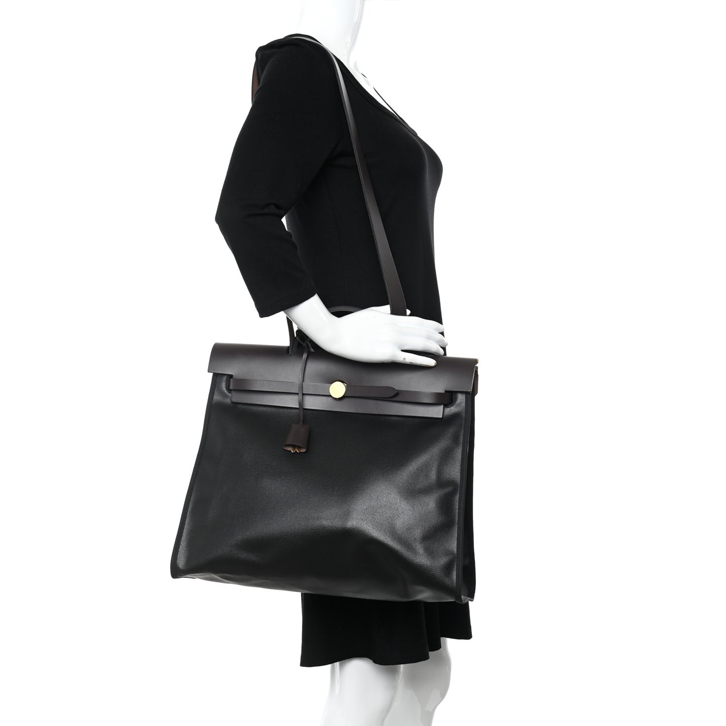 Toile H Berline Vache Hunter Herbag Zip 39 MM Black Ebene