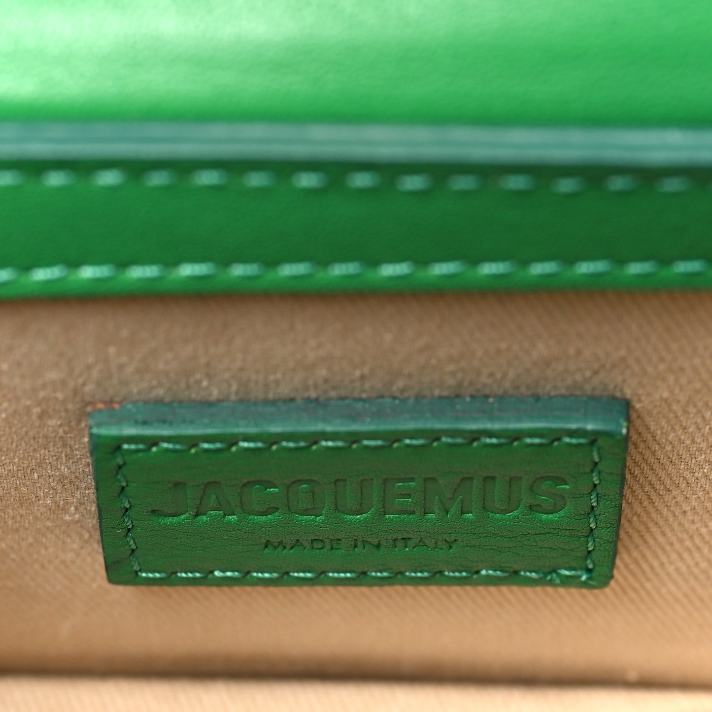 Smooth Calfskin Le Chiquito Green