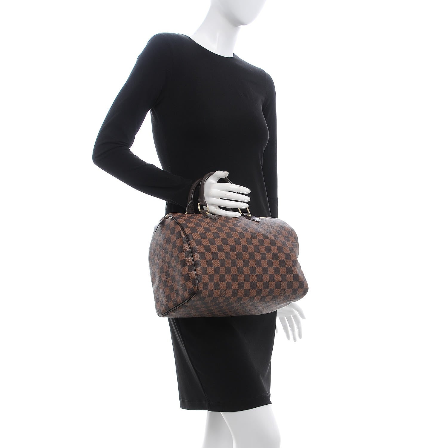 Louis Vuitton Damier Ebene Speedy 30 2 of 8