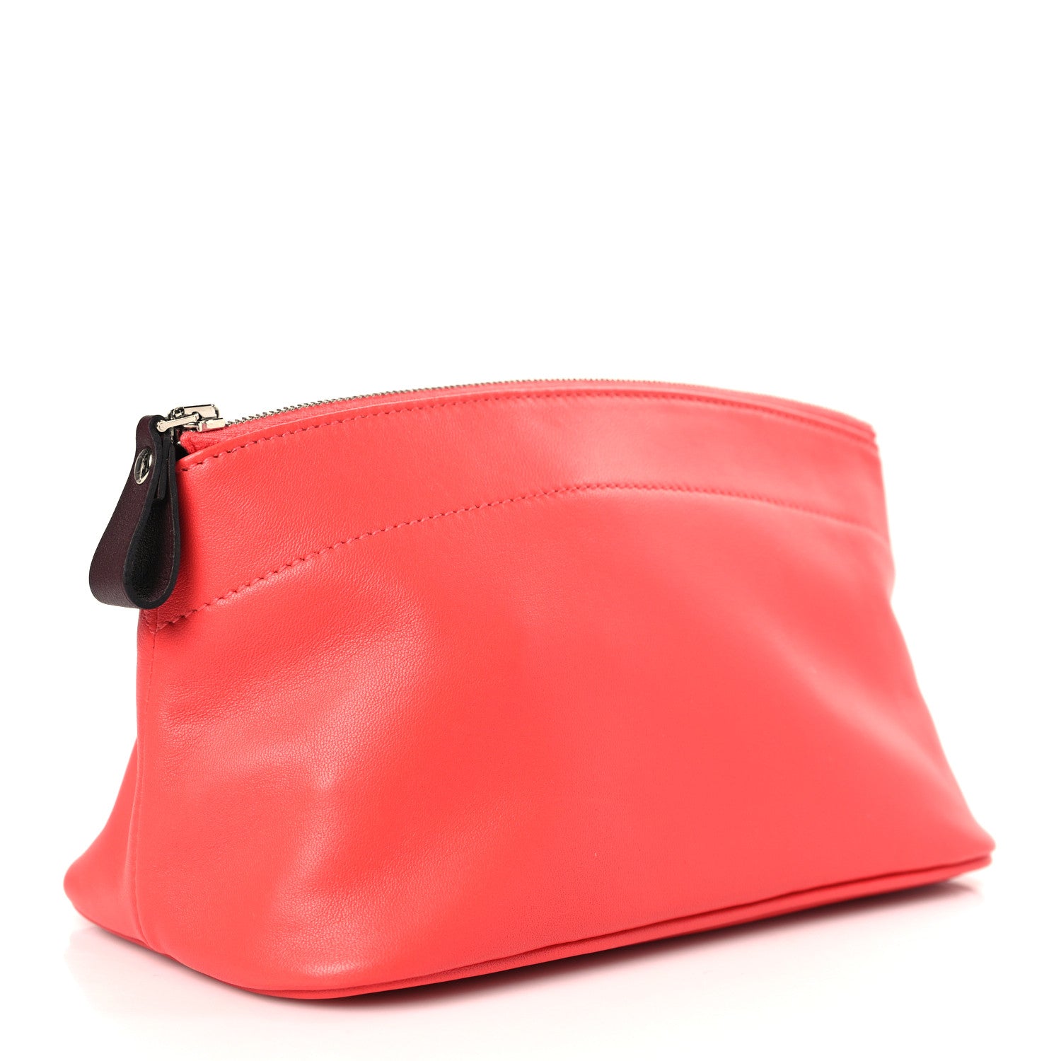 Hermes Milo Lambskin Swift Tohubohu Pouch MM Rose Jaipur Prune 3 of 9