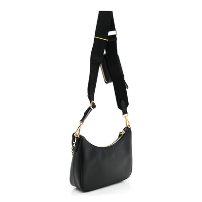 Prada Saffiano Lux Re-Edition 2005 Shoulder Bag Black 3 of 9