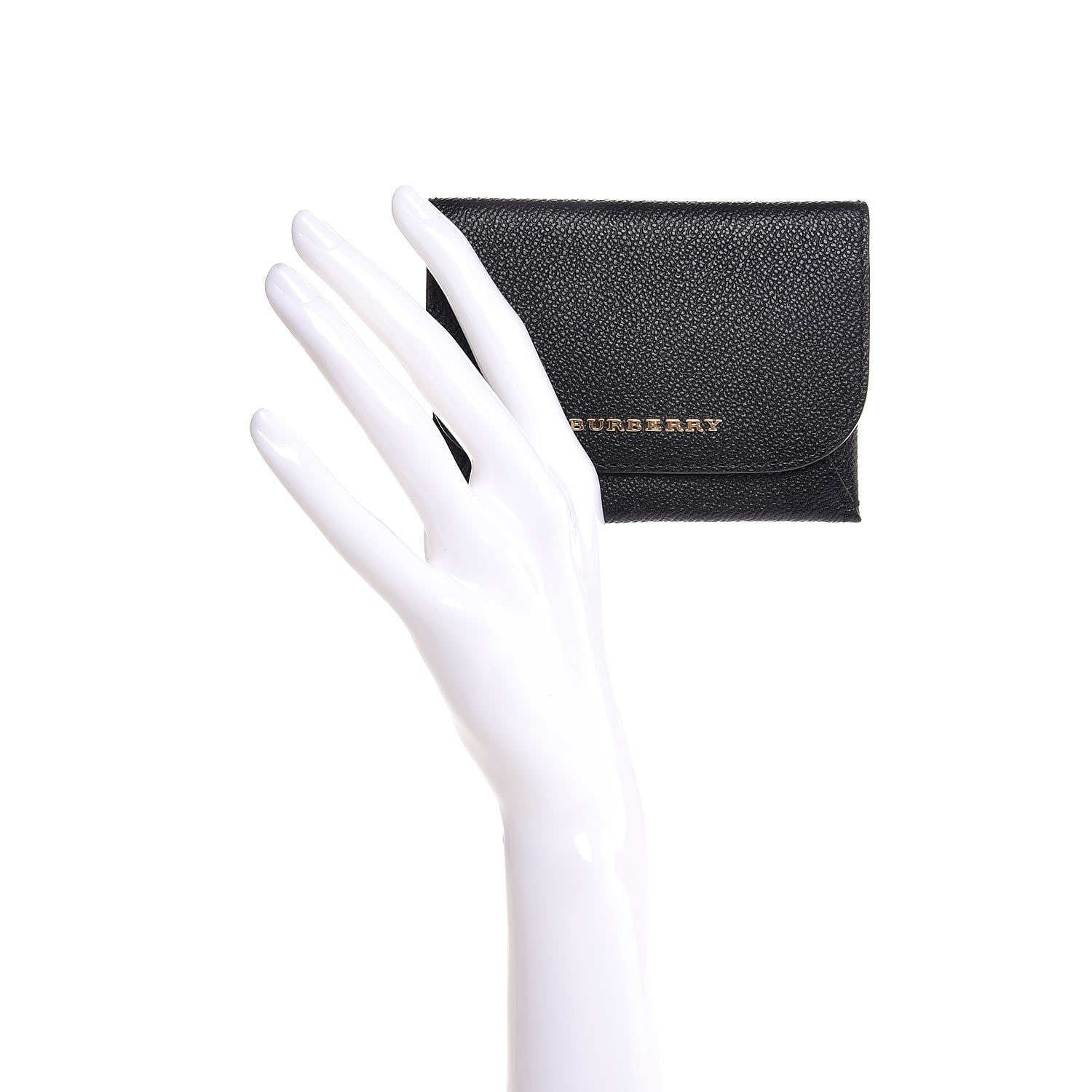 Burberry Grainy Calfskin Card Case Black 2 of 8
