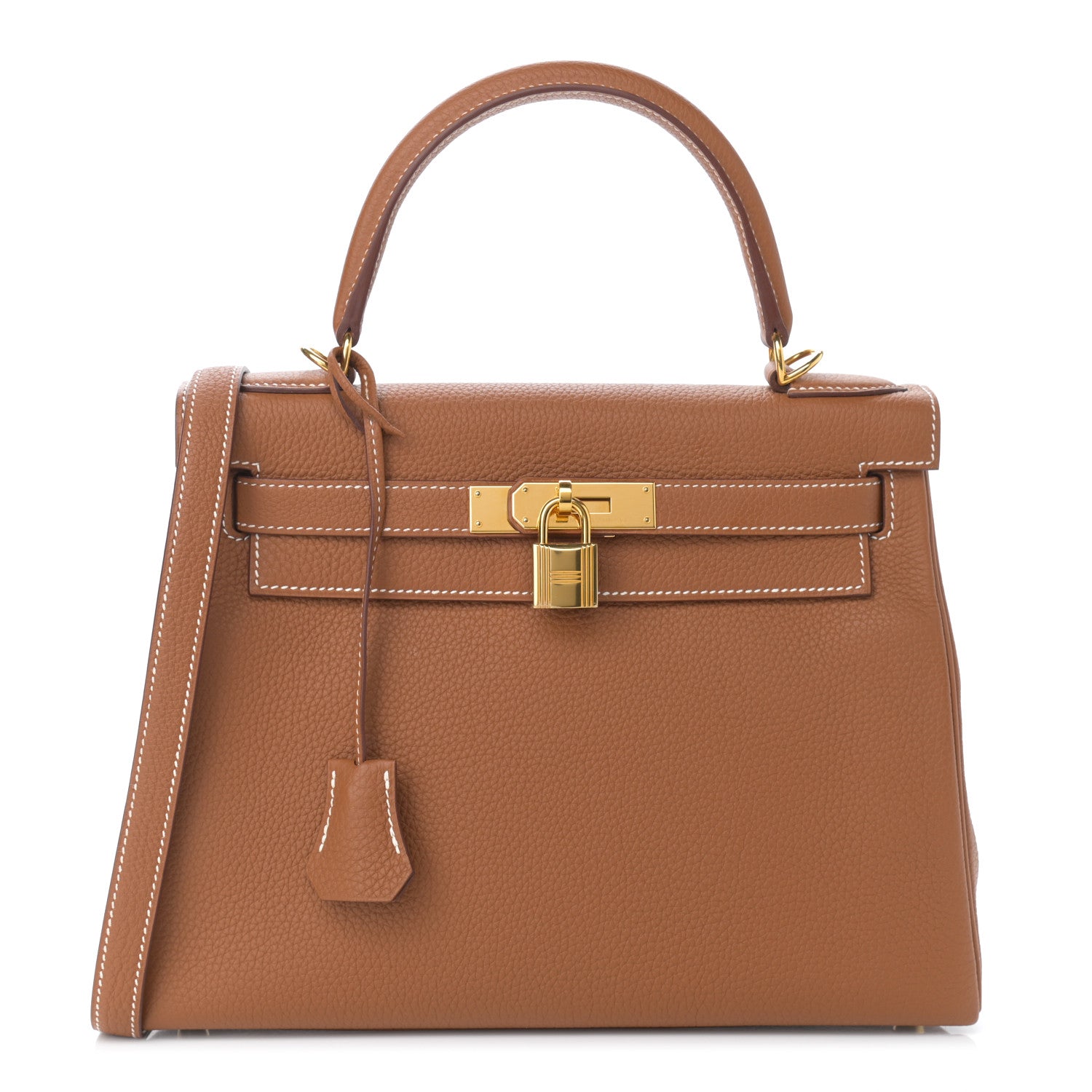 Hermes Togo Kelly Retourne 28 Gold 1 of 10