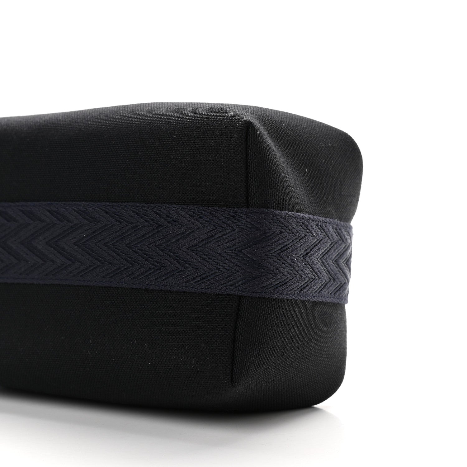 Hermes Canvas Small Bride-A-Brac Pouch Black Bleu Nuit 8 of 8