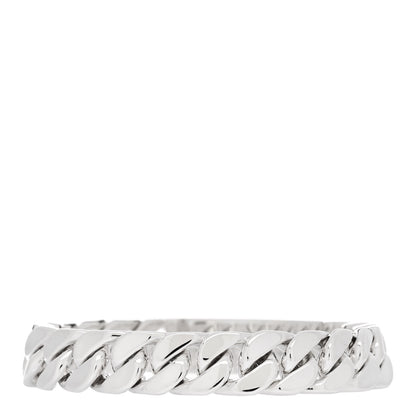 Hermes Sterling Silver GM Kelly Gourmette Bracelet XL 2 of 4