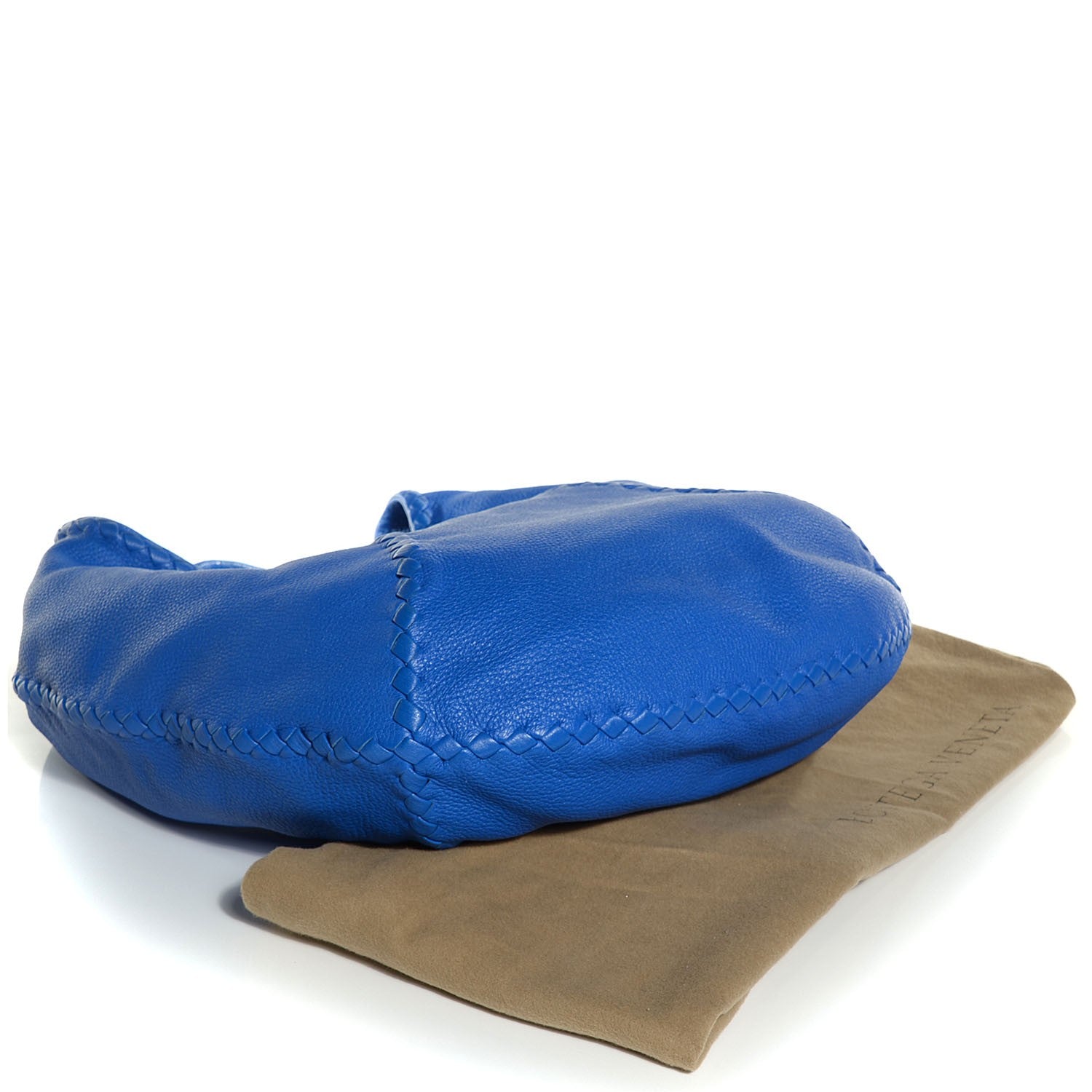 Bottega Veneta Cervo Deerskin Large Hobo Signal Blue 4 of 8
