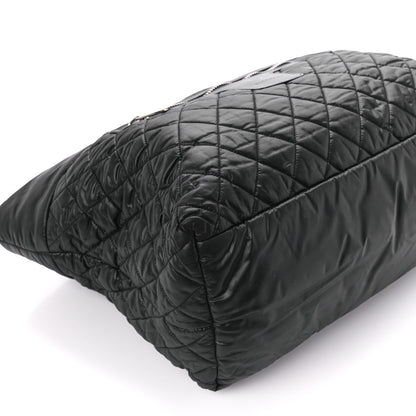Chanel Nylon Quilted Large Coco Cocoon Tote Black 9 of 12