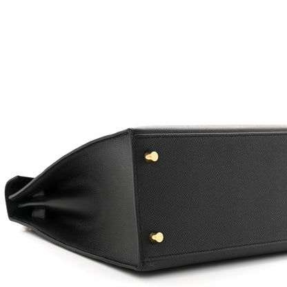 Hermes Epsom Kelly Sellier 28 Black 9 of 11