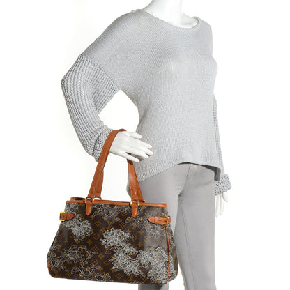 Louis Vuitton Monogram Dentelle Batignolles Horizontal Silver 2 of 7