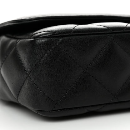 Chanel Lambskin Quilted Small Flap Bag Black 9 of 11