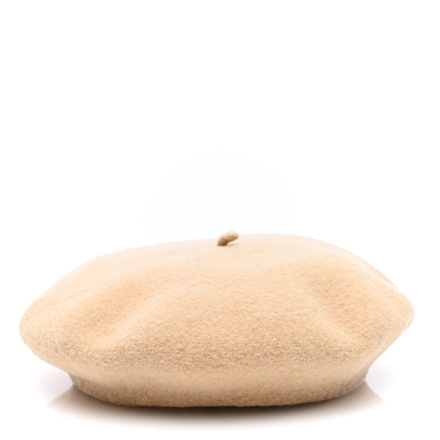 Hermes Merinos Wool Felt Felicity Beret Hat 56 Sable 5 of 8