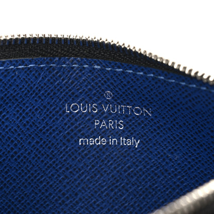 Louis Vuitton Monogram Taiga Coin Card Holder Cobalt 6 of 6