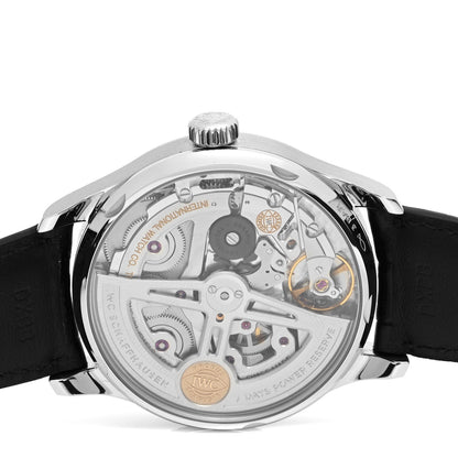 IWC Stainless Steel Alligator 42mm Portugieser 7 Days Chronograph Automatic Watch IW500705 4 of 5
