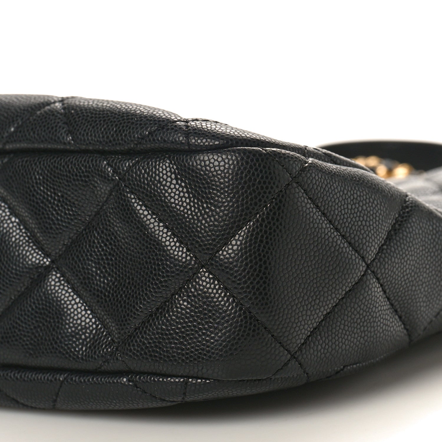 Chanel Caviar Quilted Twist Your Buttons Hobo Black 12 of 12