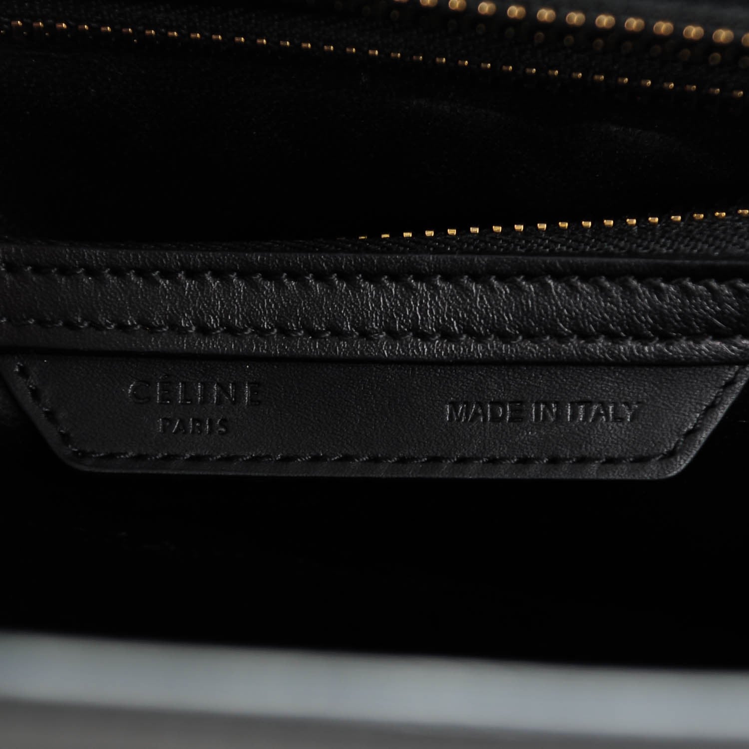 Celine Felt Smooth Calfskin Triolor Micro Luggage Indigo 6 of 7