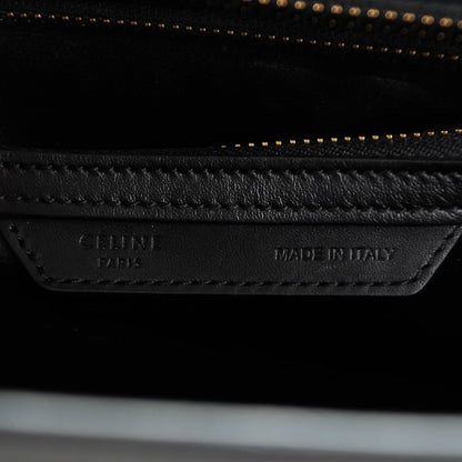 Celine Felt Smooth Calfskin Triolor Micro Luggage Indigo 6 of 7