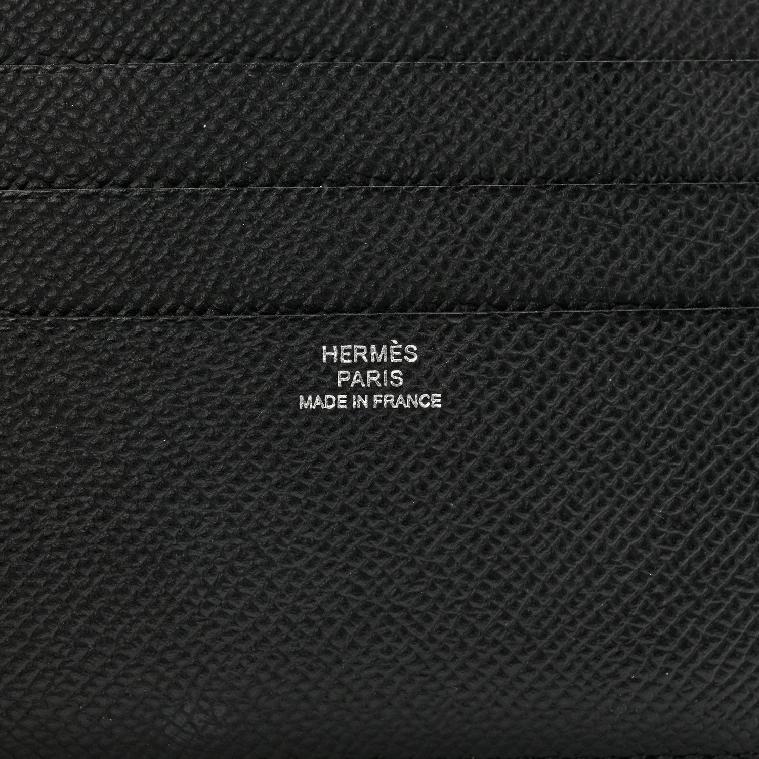 Hermes Epsom City 8CC Card Holder Black 6 of 7
