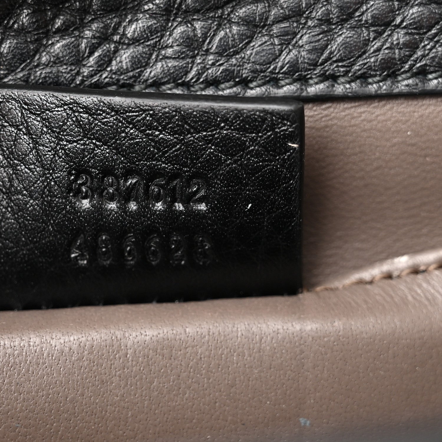 Gucci Calfskin Small Studded Miss Bamboo Shoulder Bag Black 6 of 12