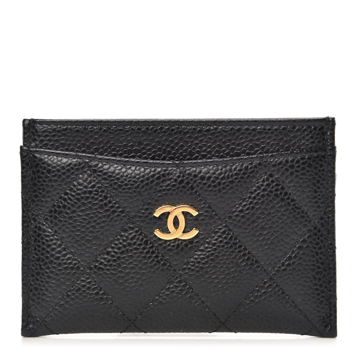 Chanel Caviar Quilted Card Holder Black 1 of 10