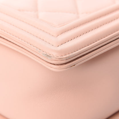 Chanel Calfskin Quilted New Medium Boy Flap Light Pink 9 of 17
