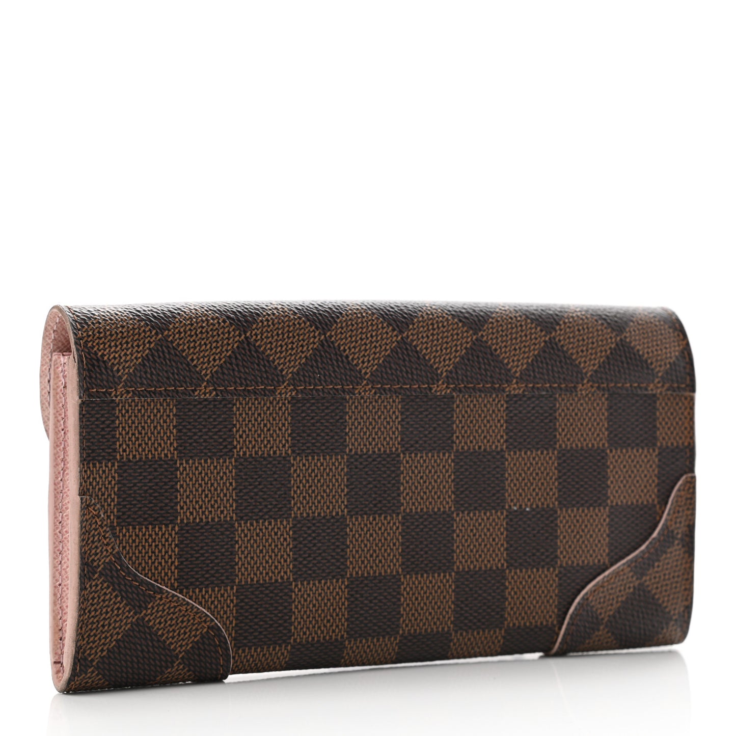 Damier Ebene Caissa Wallet Rose Ballerine