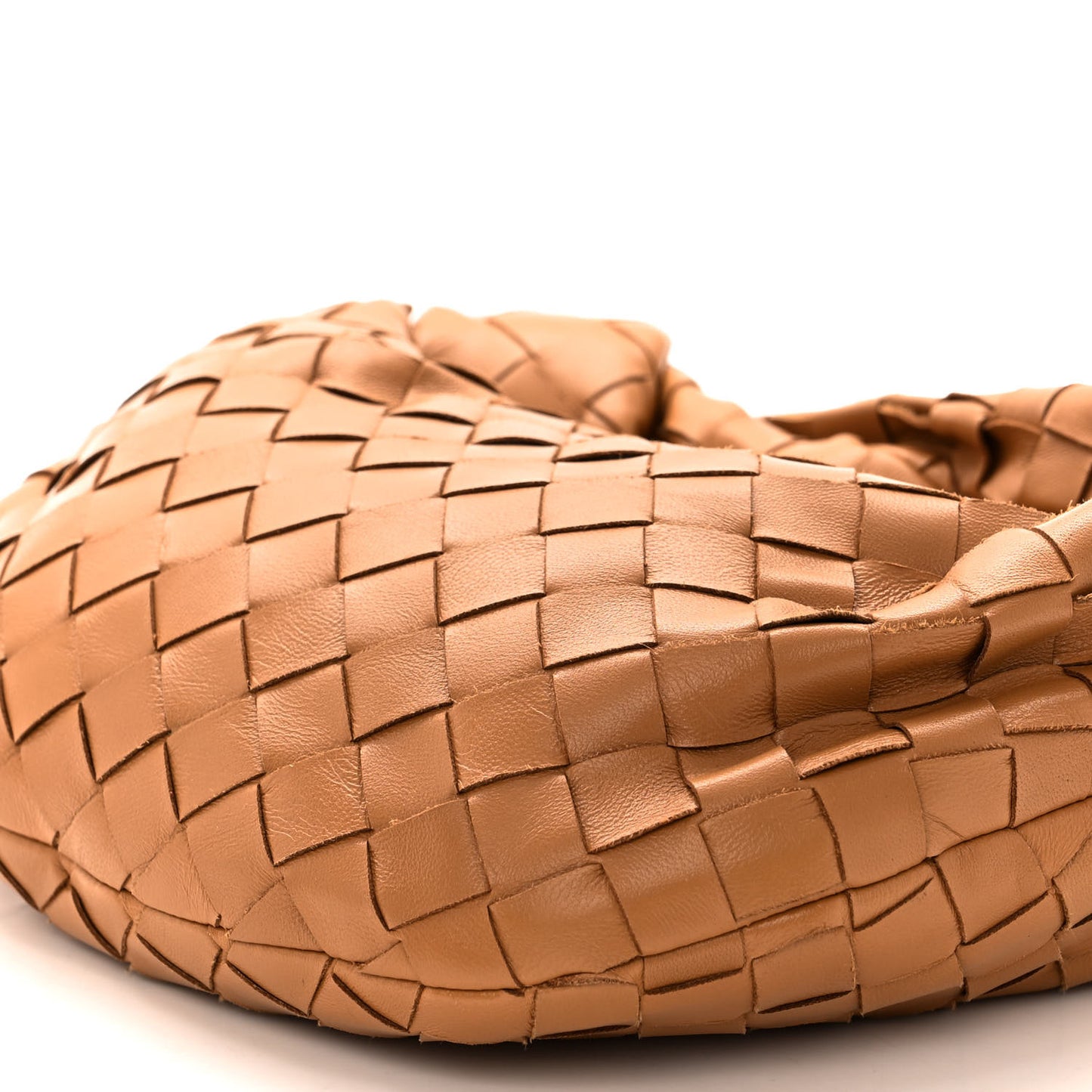 Nappa Intrecciato Mini Jodie Caramel
