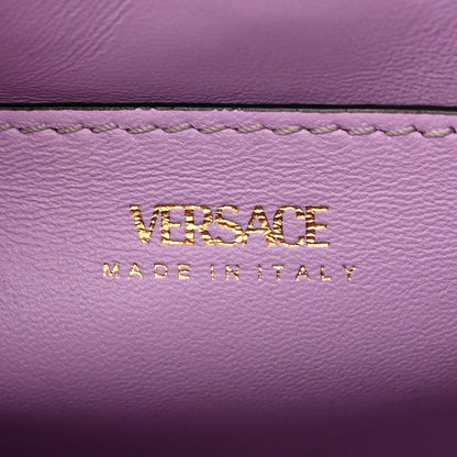 Versace Grained Calfskin Small La Medusa Top Handle Bag White 6 of 9