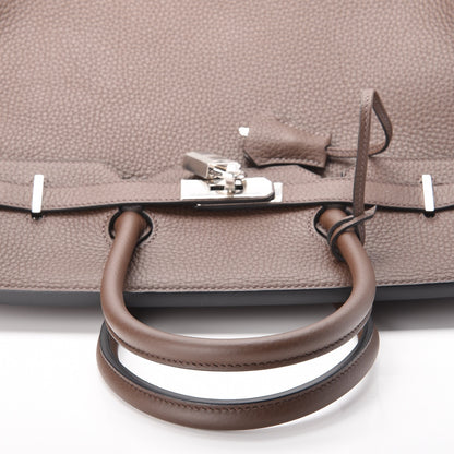 Hermes Taurillon Clemence Birkin 35 Cacao 12 of 32