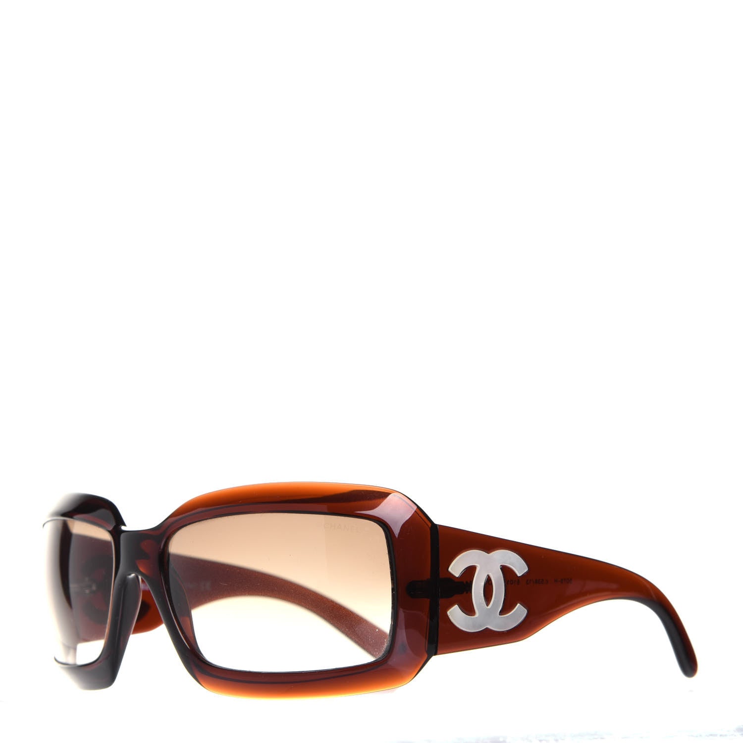 Chanel Mother of Pearl Sunglasses 5076-H Brown 1 of 8