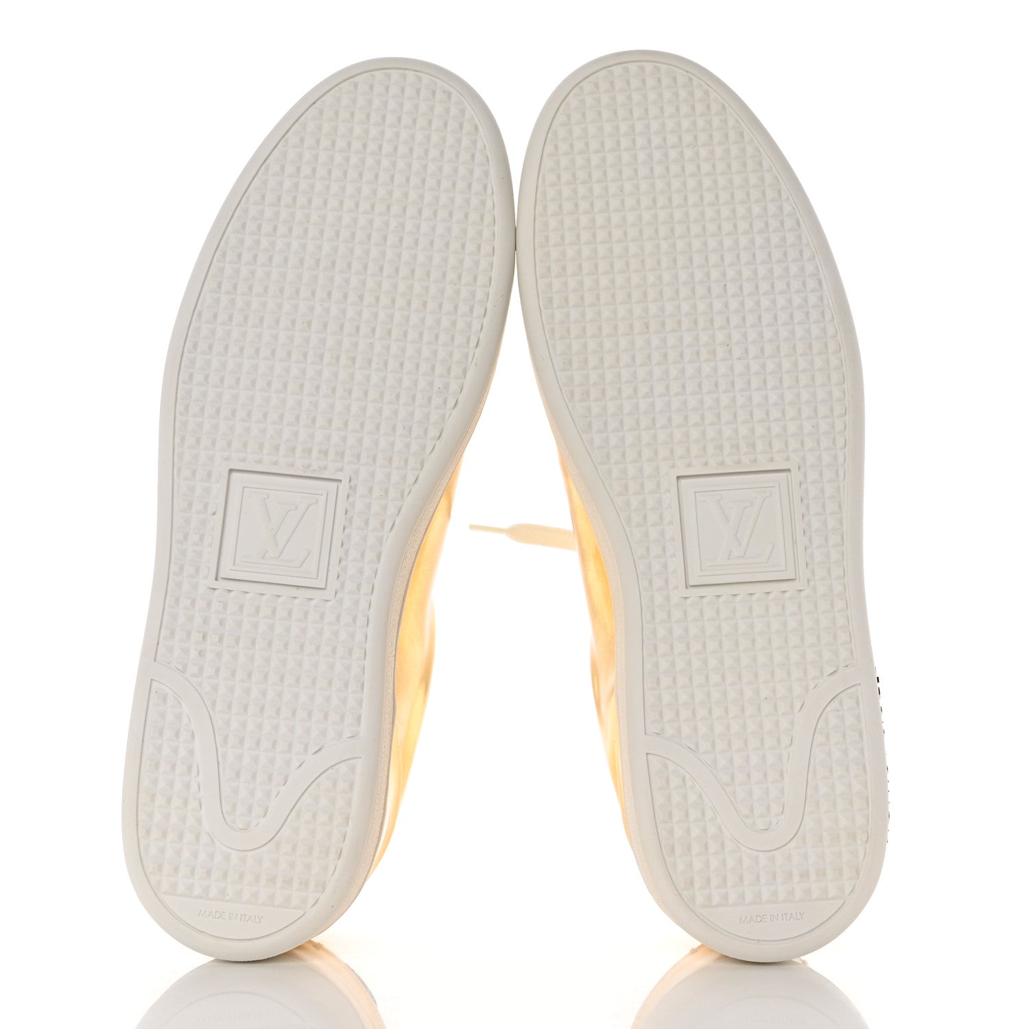 Louis Vuitton Metallic Calfskin Frontrow Sneakers 38 Gold 5 of 10