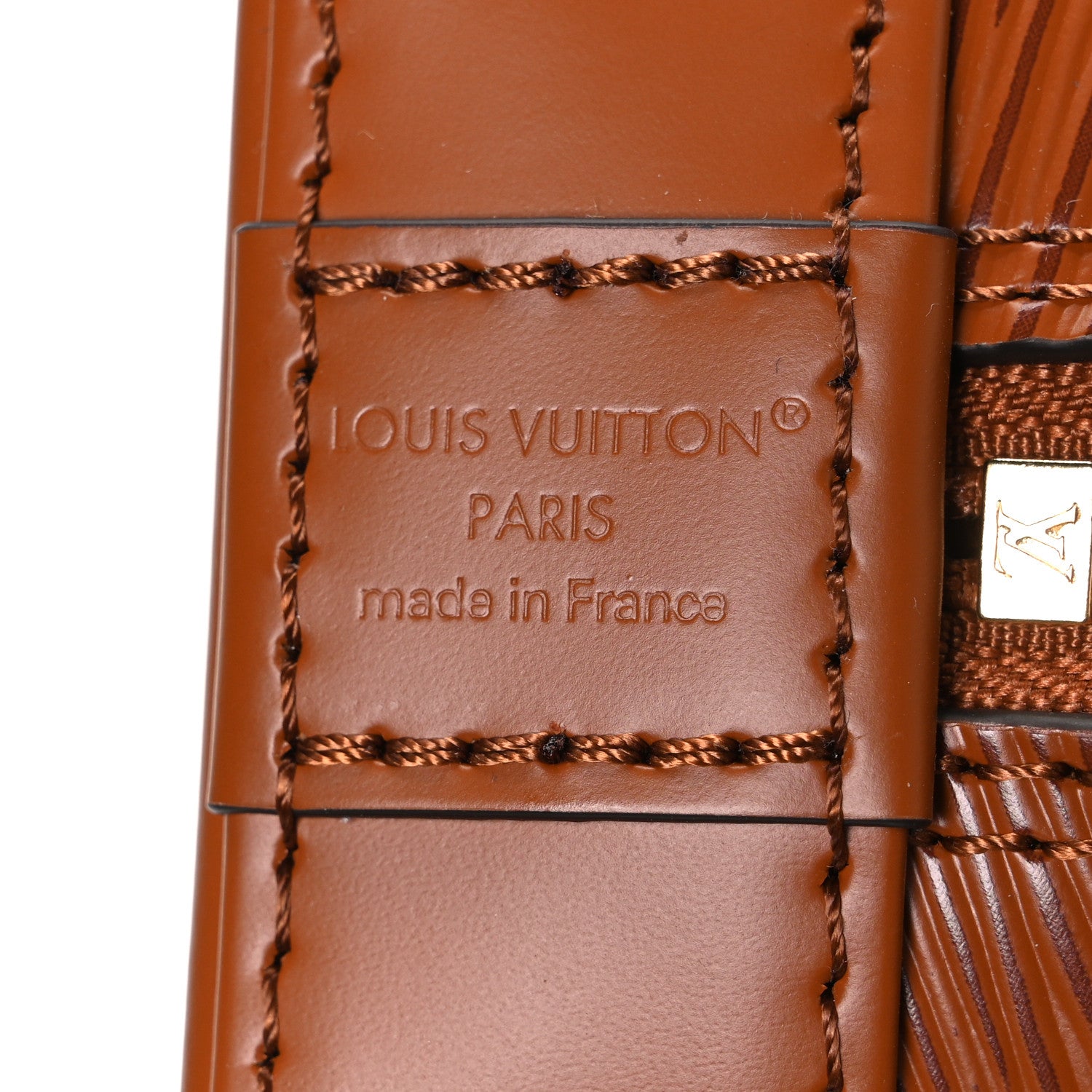Louis Vuitton Epi Alma BB Tan 6 of 9