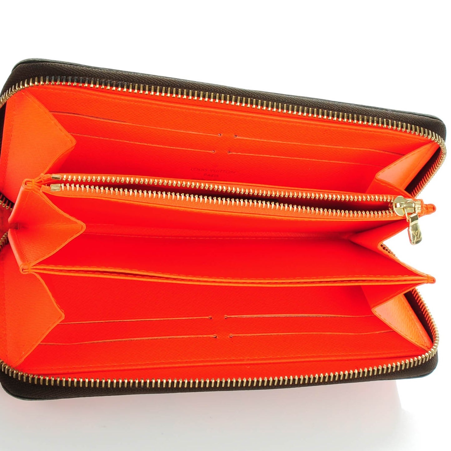 Monogram Graffiti Zippy Wallet Orange