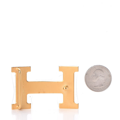 Hermes Martelee 32mm H Belt Buckle Gold 2 of 5