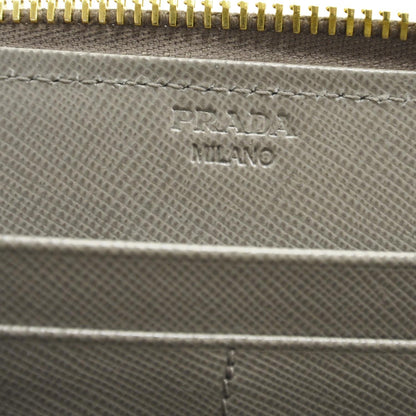 Prada Saffiano Zip Around Wallet Argilla 6 of 7